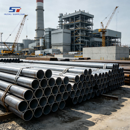 Suministro a granel de tuberías ASTM A106 para proyecto de construcción de central eléctrica
