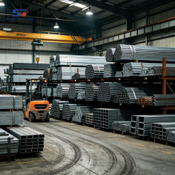 Suministro integral de materiales de acero para clientes de fabricación industrial.