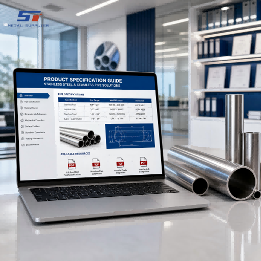 Shengtao Metal actualiza los recursos de especificaciones de productos para compradores de tuberías sin costura y soldadas.